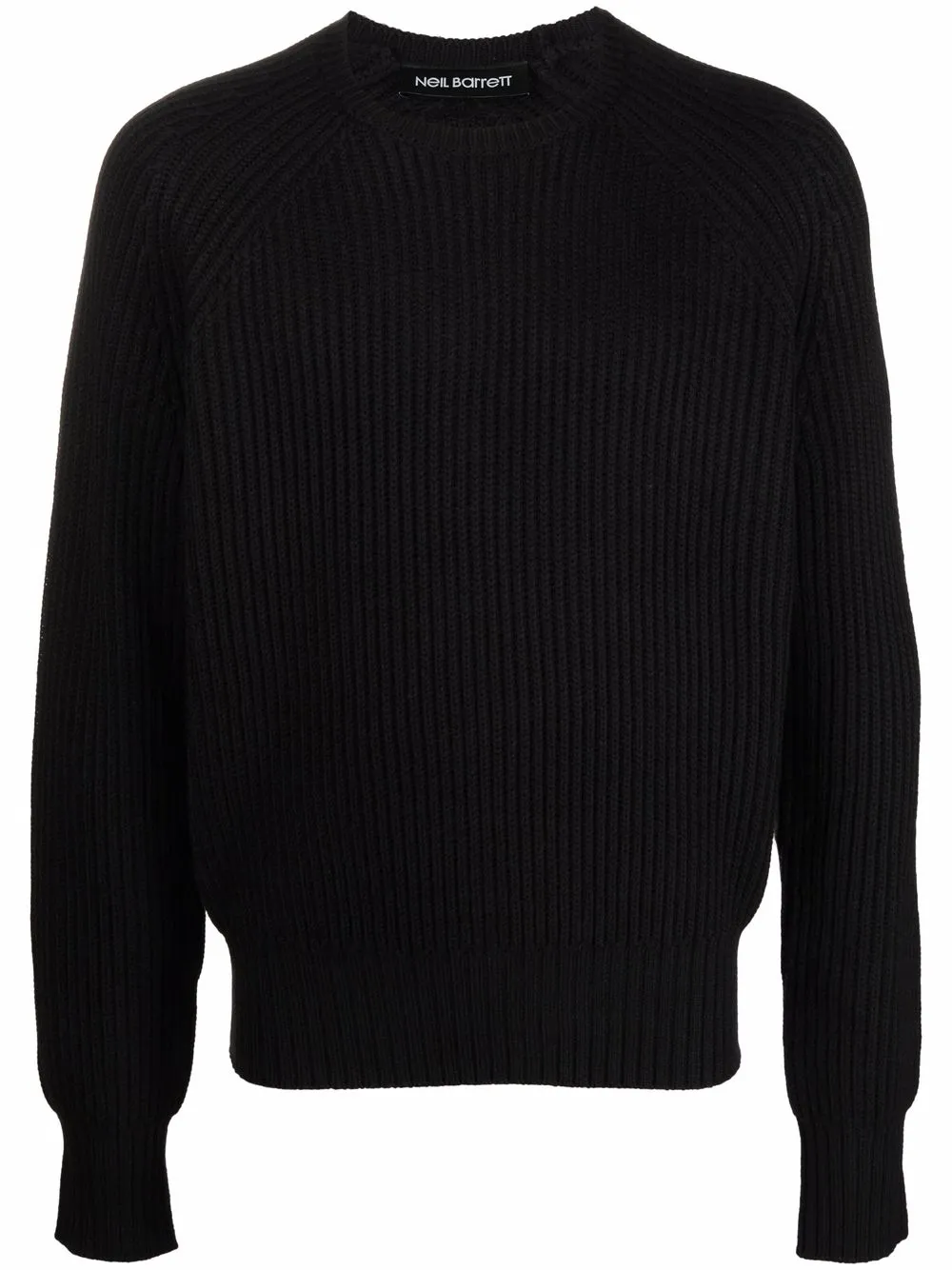 

Neil Barrett piercing-patch jumper - Black