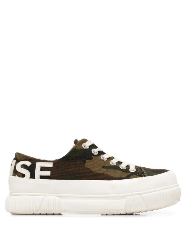 camouflage platform sneakers