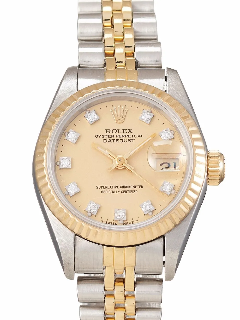 фото Rolex наручные часы lady-datejust pre-owned 26 мм 1986-го года