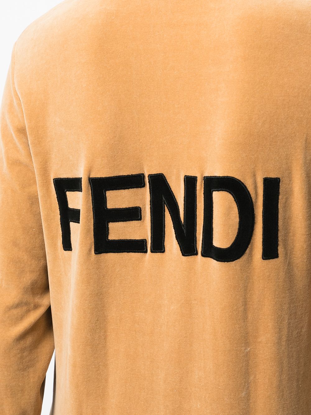 фото Fendi pre-owned рубашка поло 1990-х годов с нашивкой-логотипом