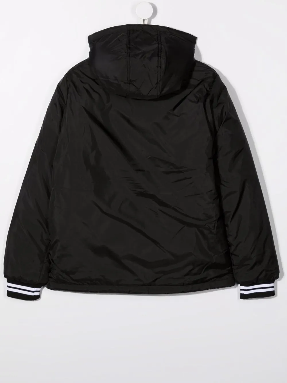 фото Dkny kids куртка на молнии с капюшоном и логотипом