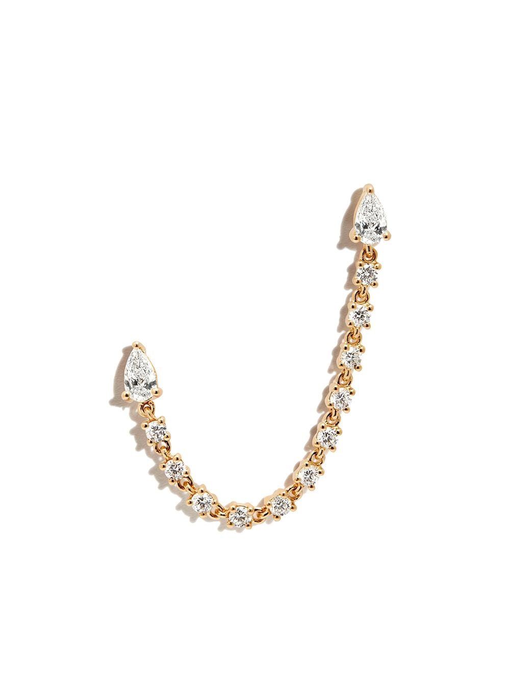Image 1 of Anita Ko 18kt yellow gold diamond single earring