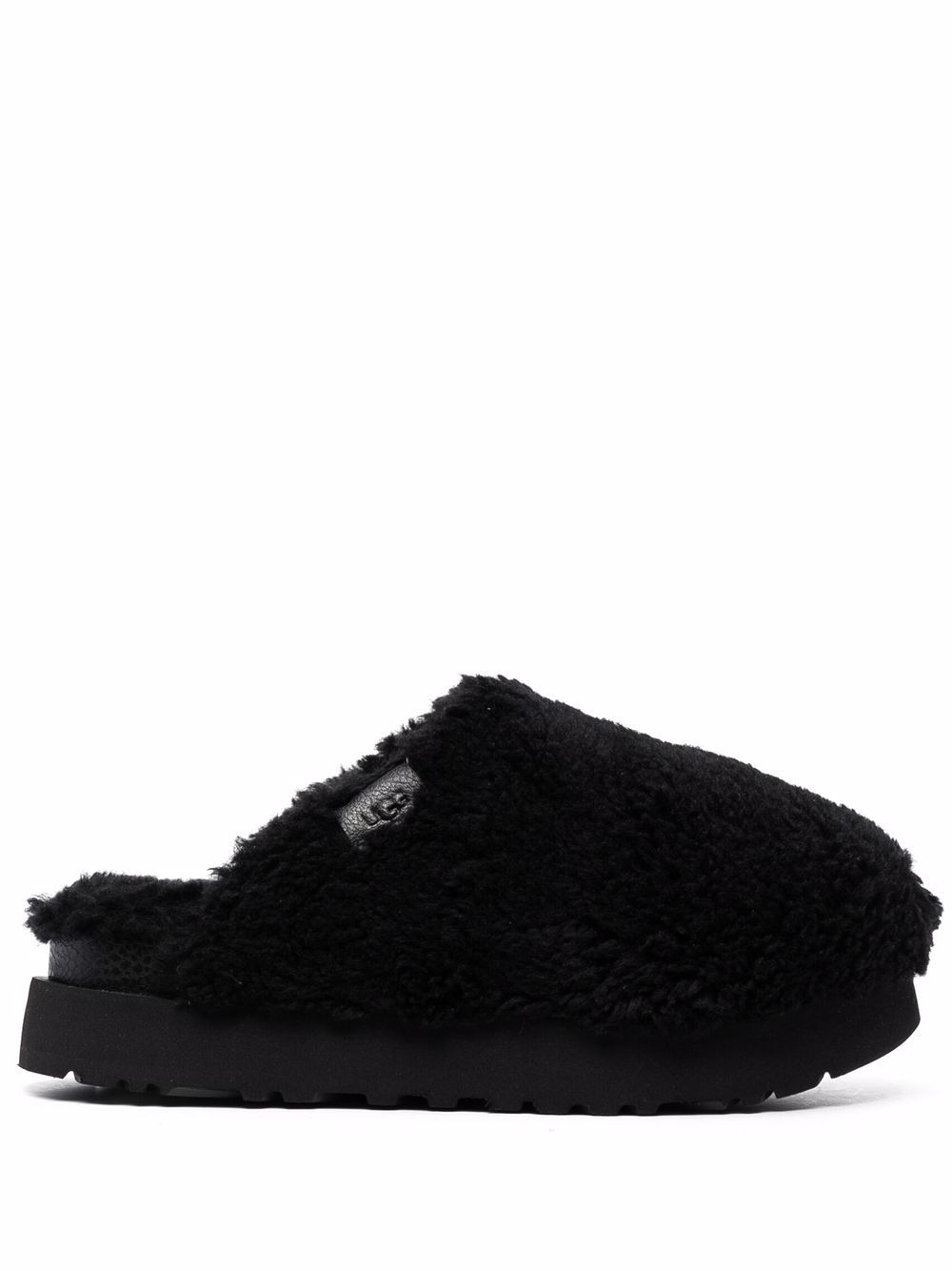 

UGG Fuzz Sugar brushed slippers - Black