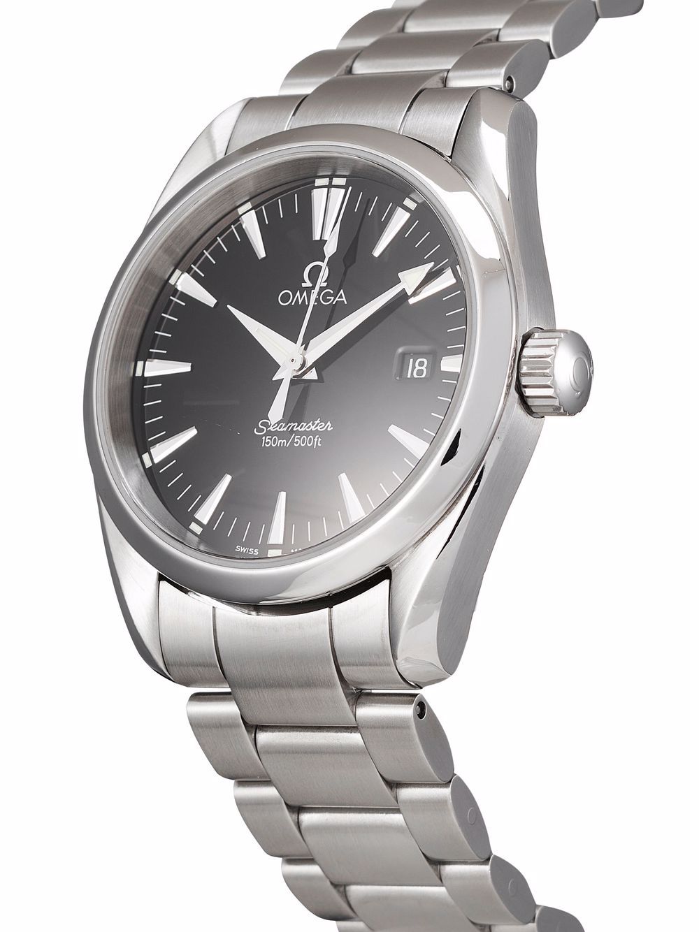 фото Omega наручные часы seamaster aqua terra pre-owned 36.2 мм 2010-х годов