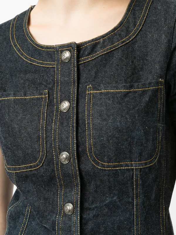 Chanel Pre-Owned 1997 CC Buttons short 