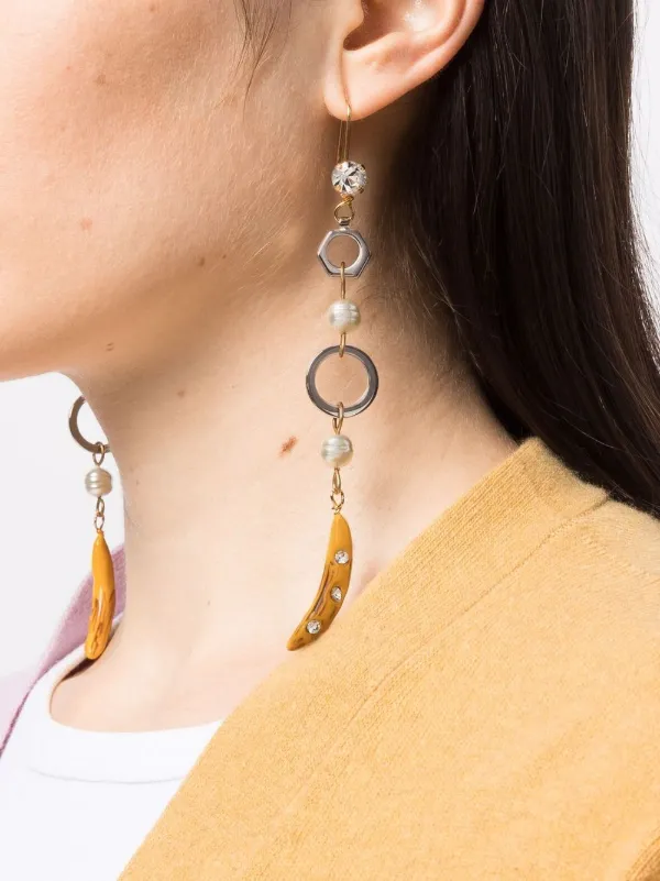 Marni Orecchini Con Pendente - Farfetch