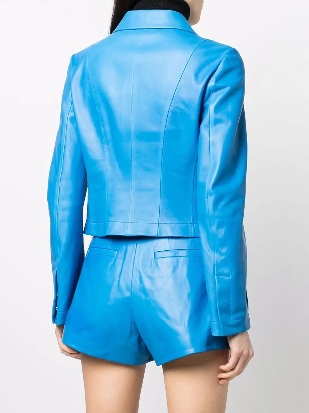 Ferragamo Jack met gekerfde revers Blauw