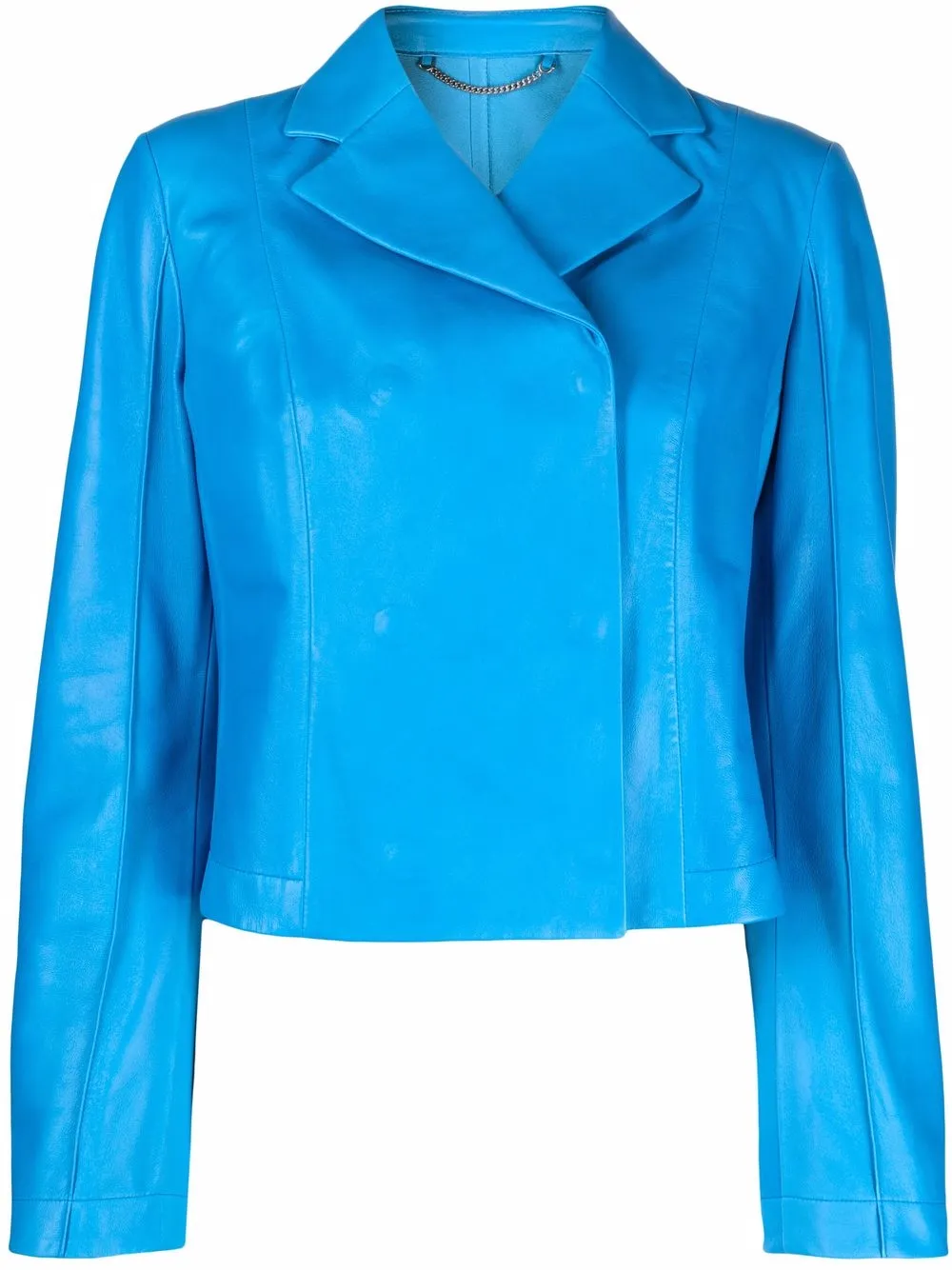 Ferragamo Jack met gekerfde revers Blauw