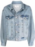 AGOLDE washed-effect denim jacket - Blue