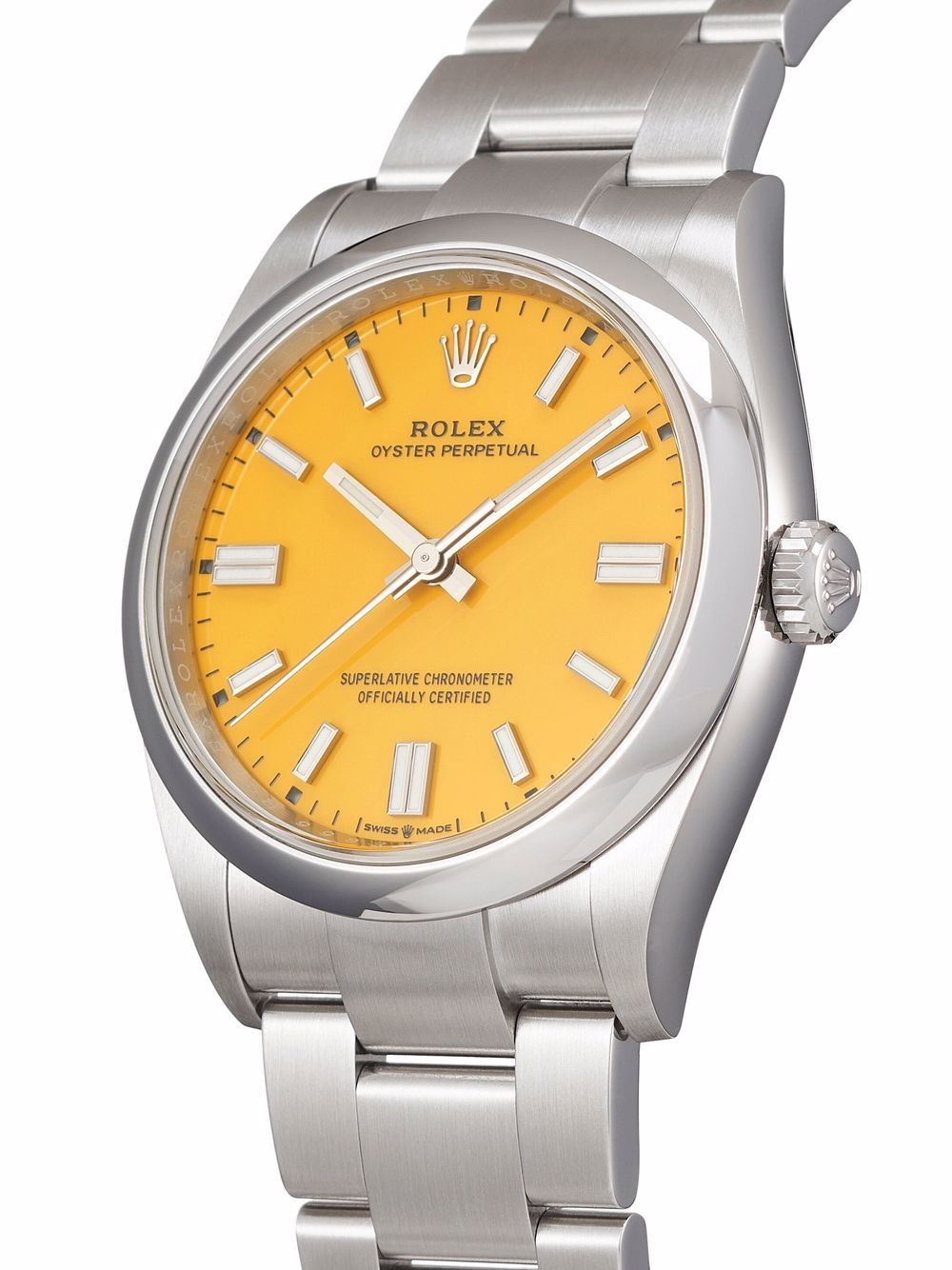 фото Rolex наручные часы oyster perpetual pre-owned 36 мм 2021-го года