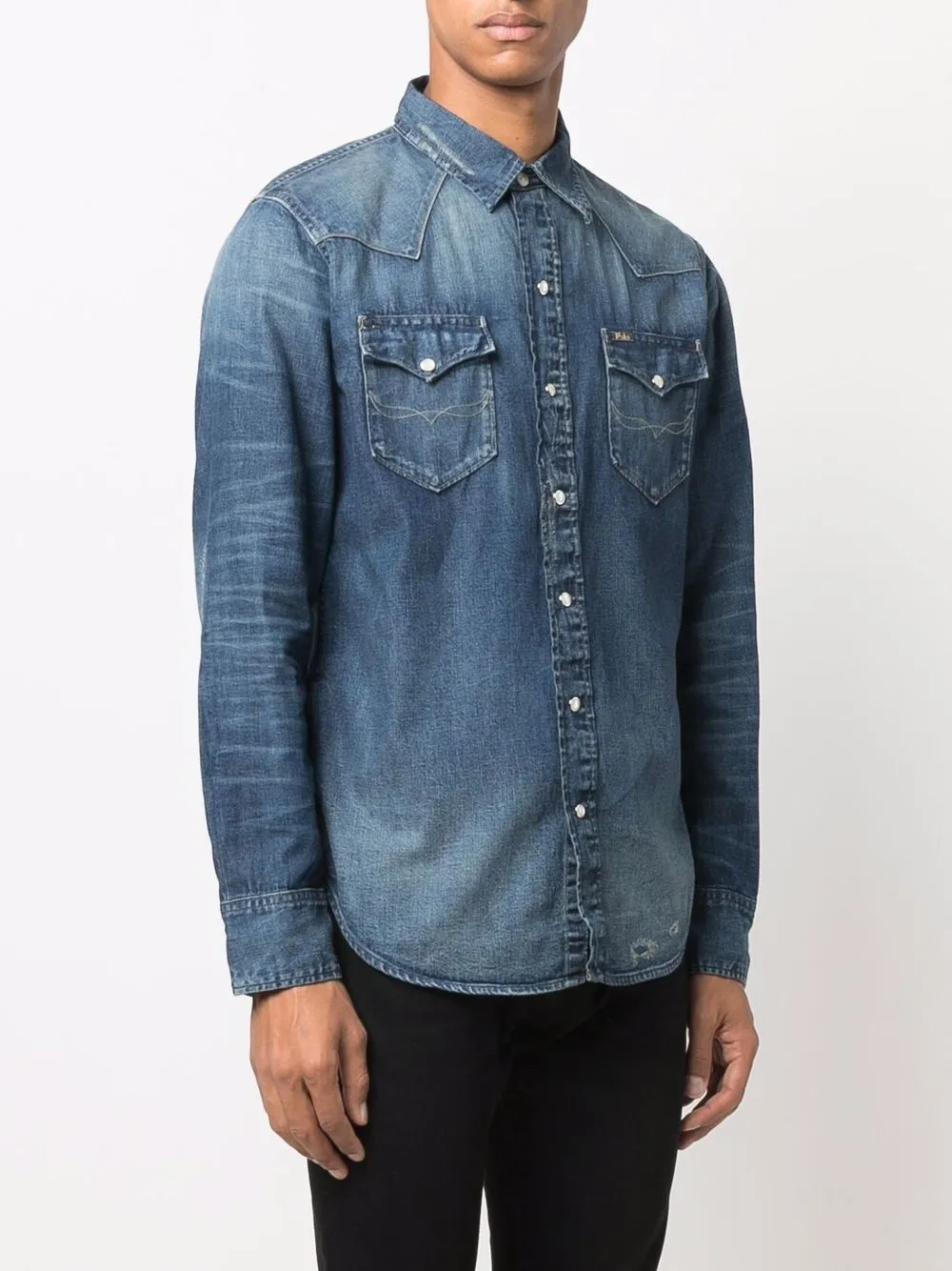 фото Polo ralph lauren рубашка в стиле вестерн