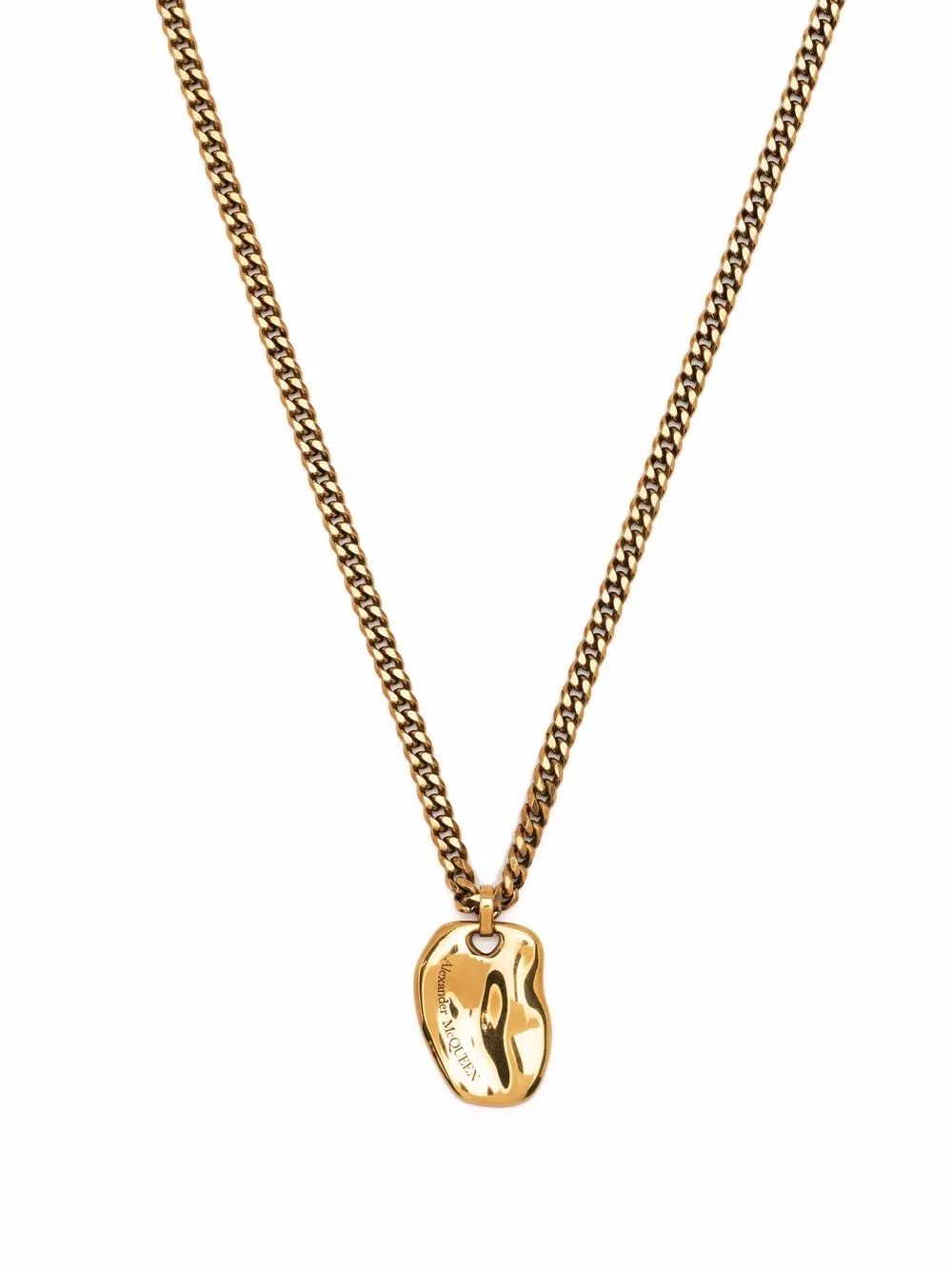 

Alexander McQueen Molten charm necklace - Gold