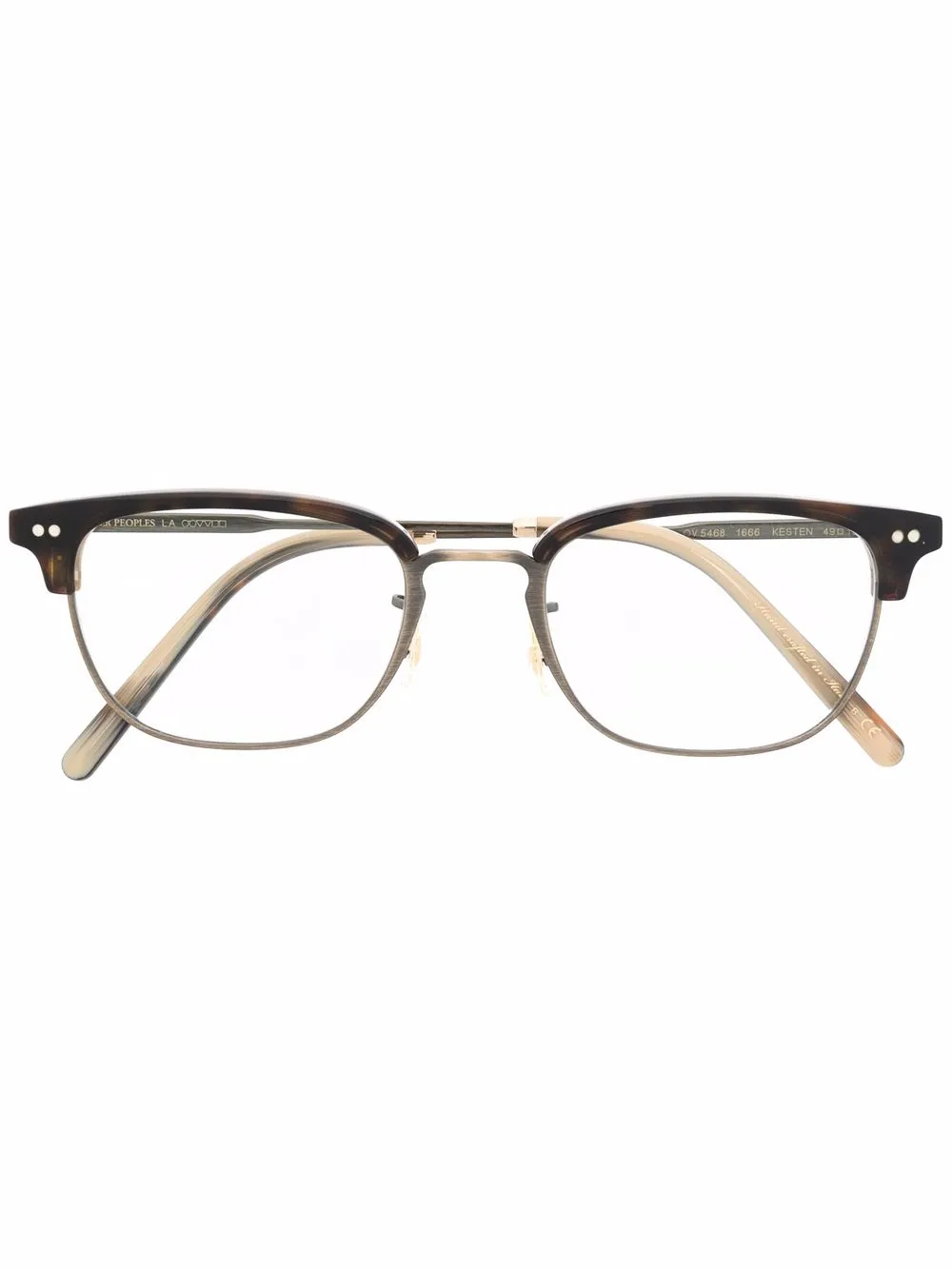 фото Oliver peoples очки с контрастным носком