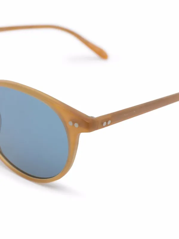 OLIVER PEOPLES ラウンドサングラス OLIVER PEOPLES(オリバーピープルズ) ラウンドサングラス レンズ