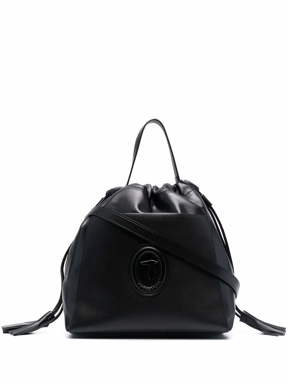 

Trussardi Jolie faux leather bucket bag - Black