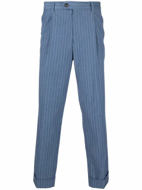Brunello Cucinelli pinstripe-pattern straight trousers