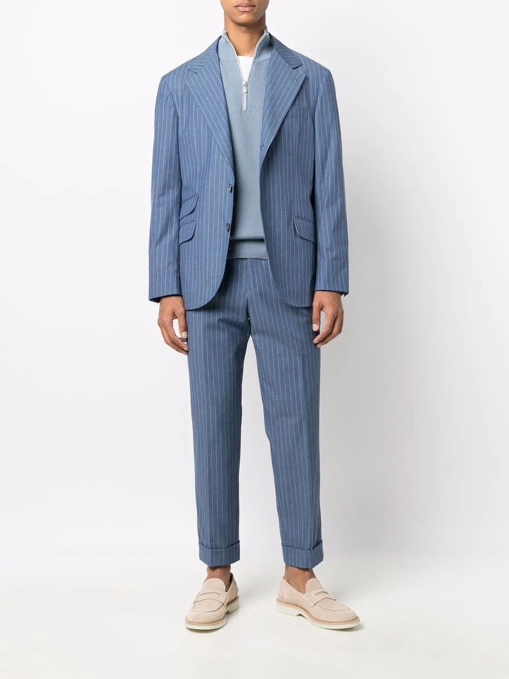 Brunello Cucinelli Straight broek - Blauw