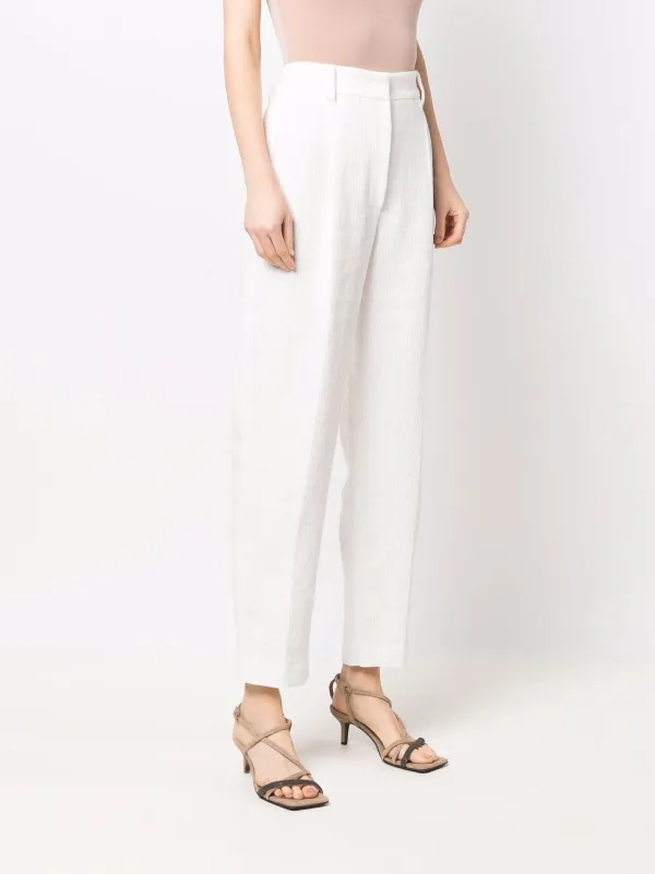 【関税込み】BRUNELLO CUCINELLI Linen cotton trousers Linen trousers for Man in Light Pink | Brunello Cucinelli