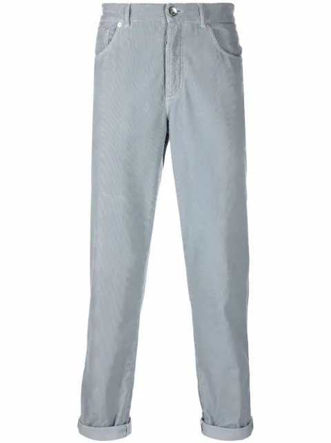 Brunello Cucinelli corduroy-effect trousers