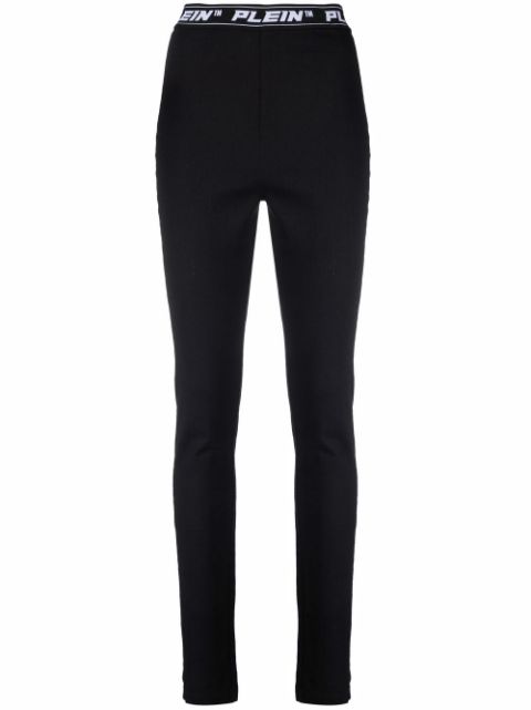 Philipp Plein logo-waistband leggings Women