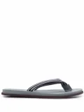 Brunello Cucinelli stripe-detail flip flops - Blue