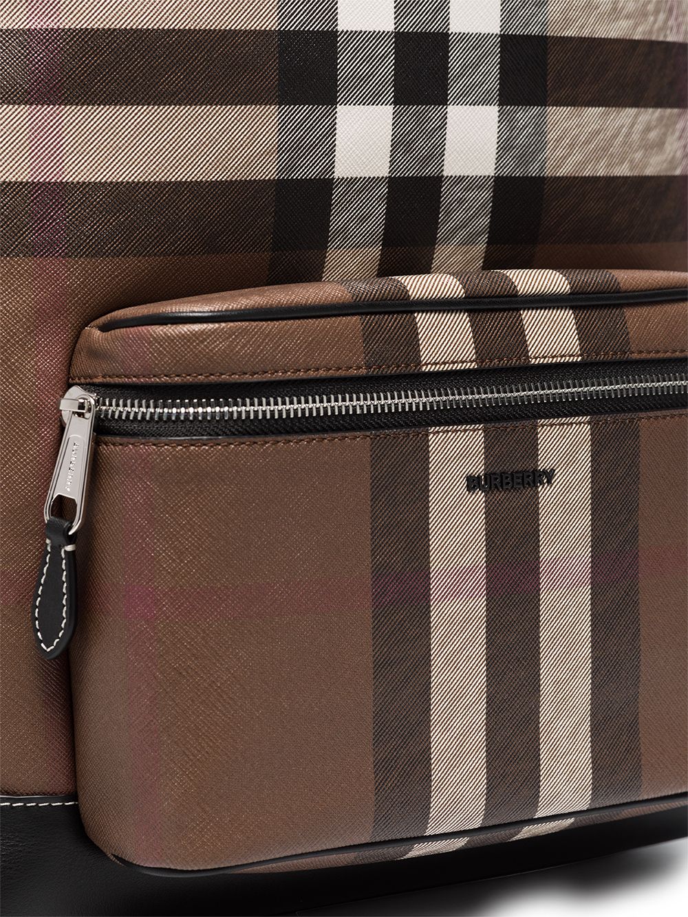 фото Burberry check-pattern backpack