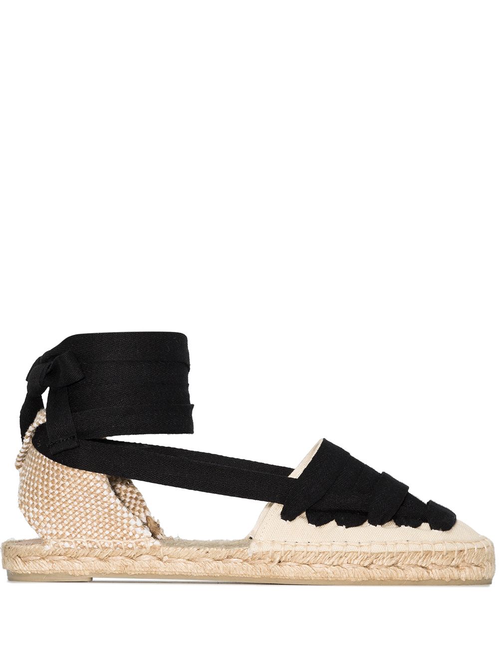 Jean lace-up espadrilles