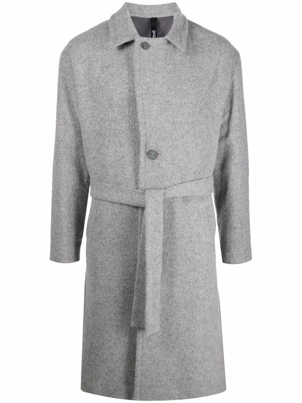 фото Hevo однобортное пальто с поясом