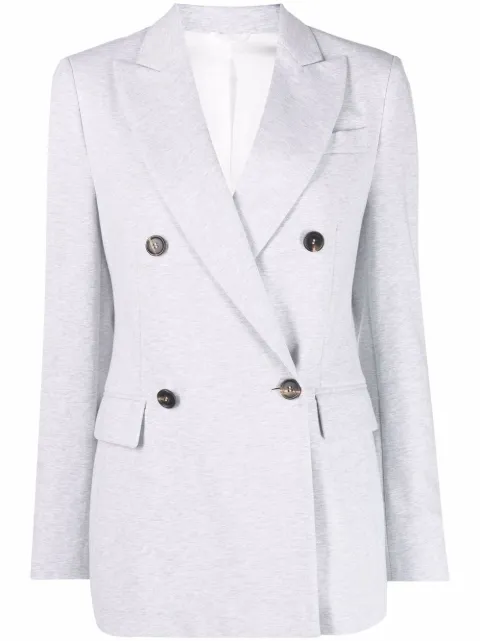 Brunello Cucinelli double-breasted tailored blazer