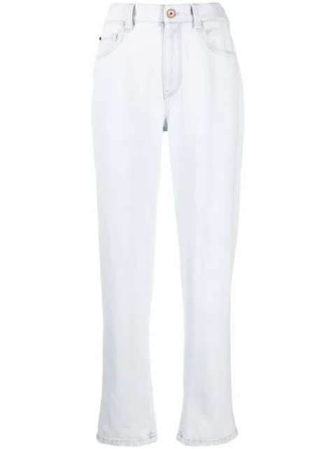 Brunello Cucinelli high-waist straight-leg jeans 