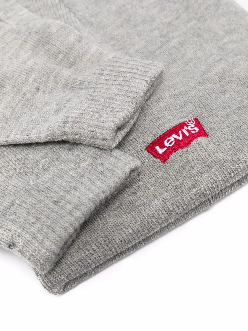 фото Levi's kids комплект из шапки бини и перчаток с вышитым логотипом