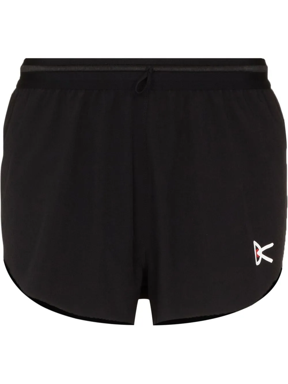 

District Vision shorts deportivos con logo estampado - Negro