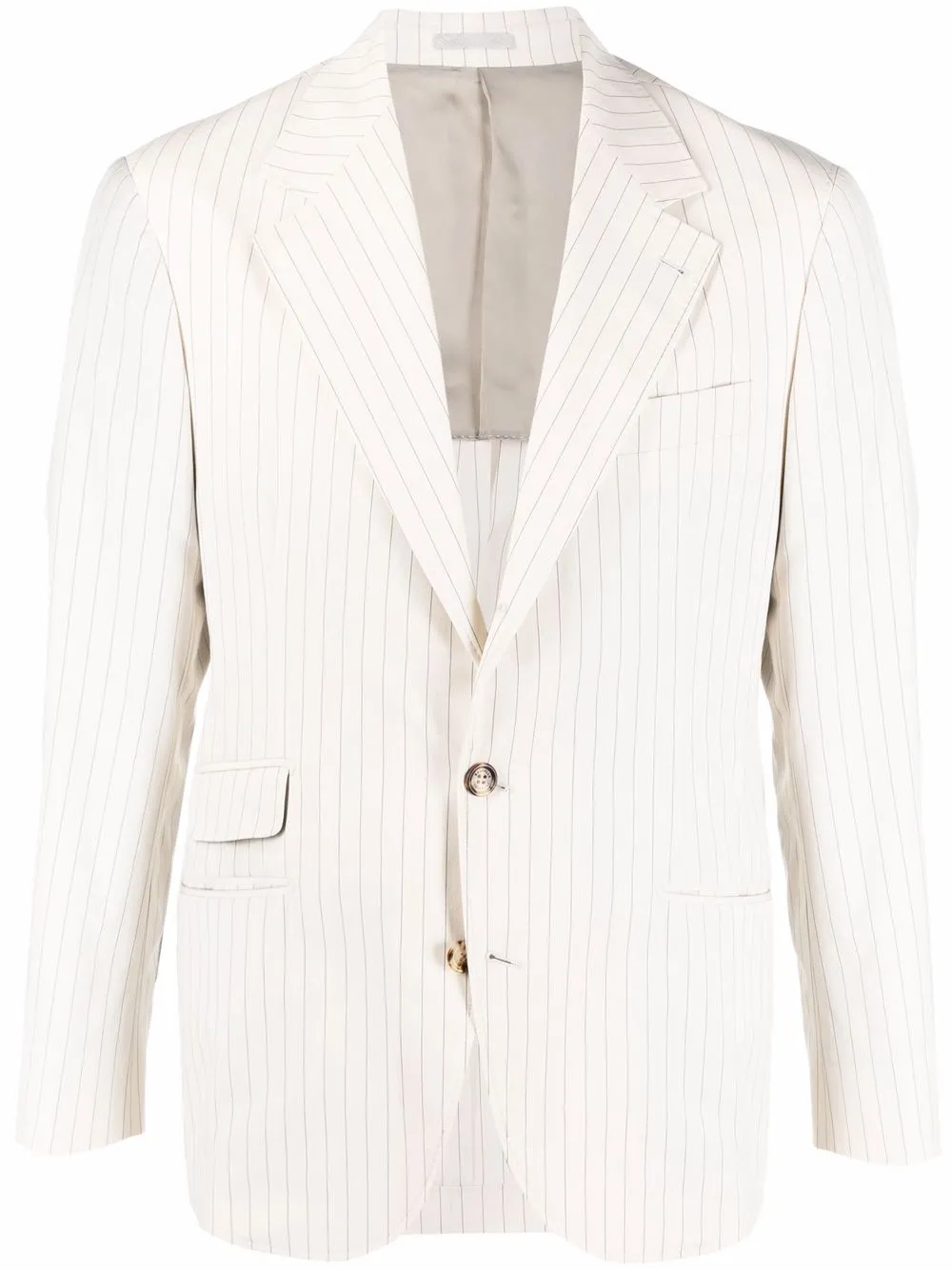Brunello Cucinelli Gestreepte blazer Beige
