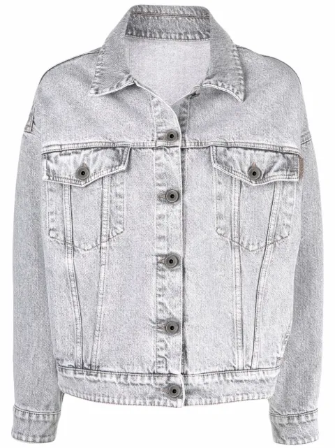 Brunello Cucinelli oversized denim jacket
