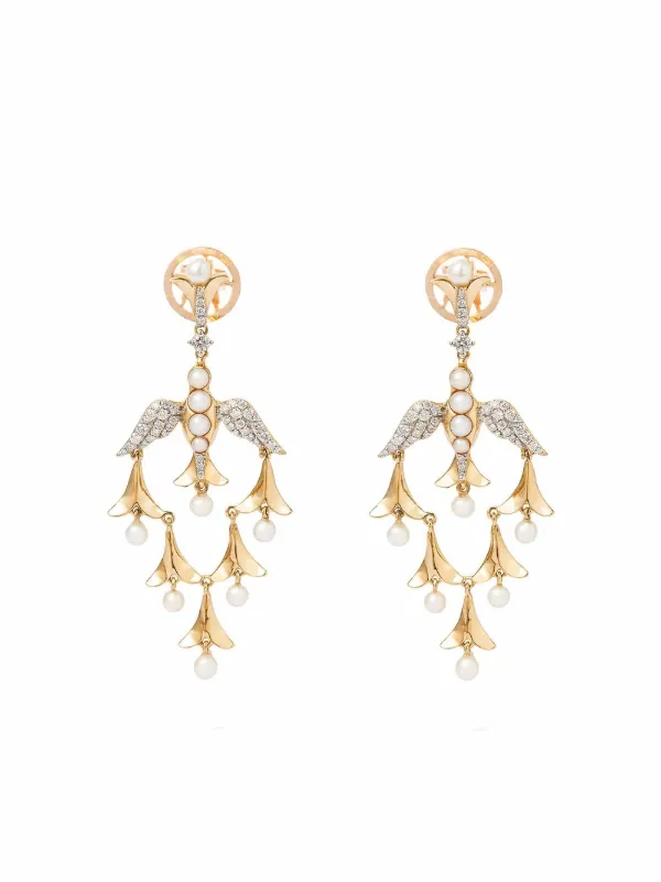 Farfetch Donna Accessori Gioielli Orecchini Orecchini con pendente Classico in oro giallo 18kt 