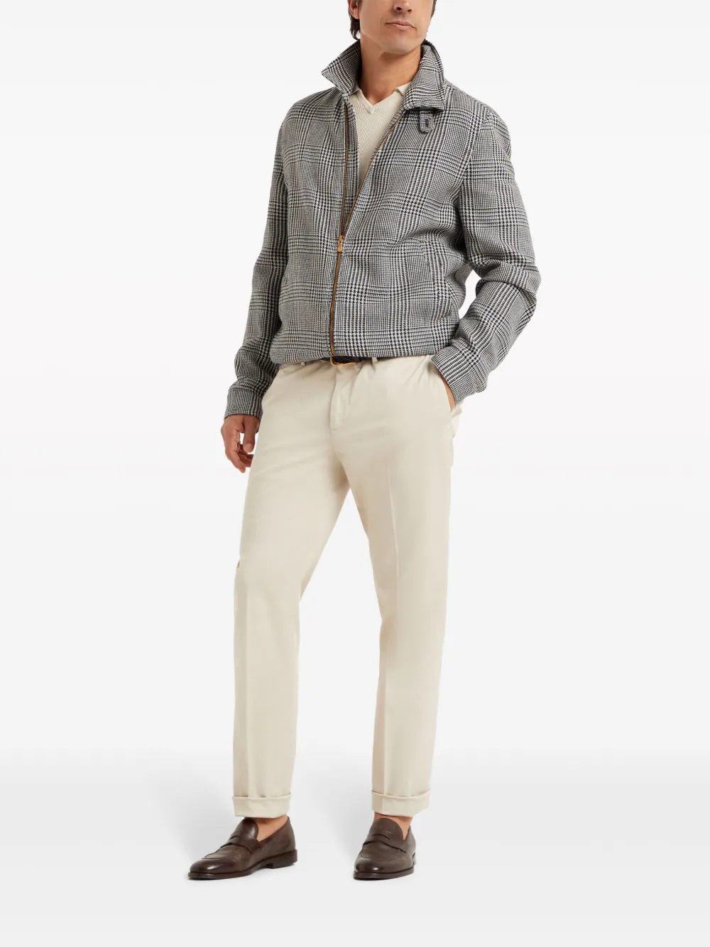Brunello Cucinelli tapered-leg chino trousers | Chinos | Image 2