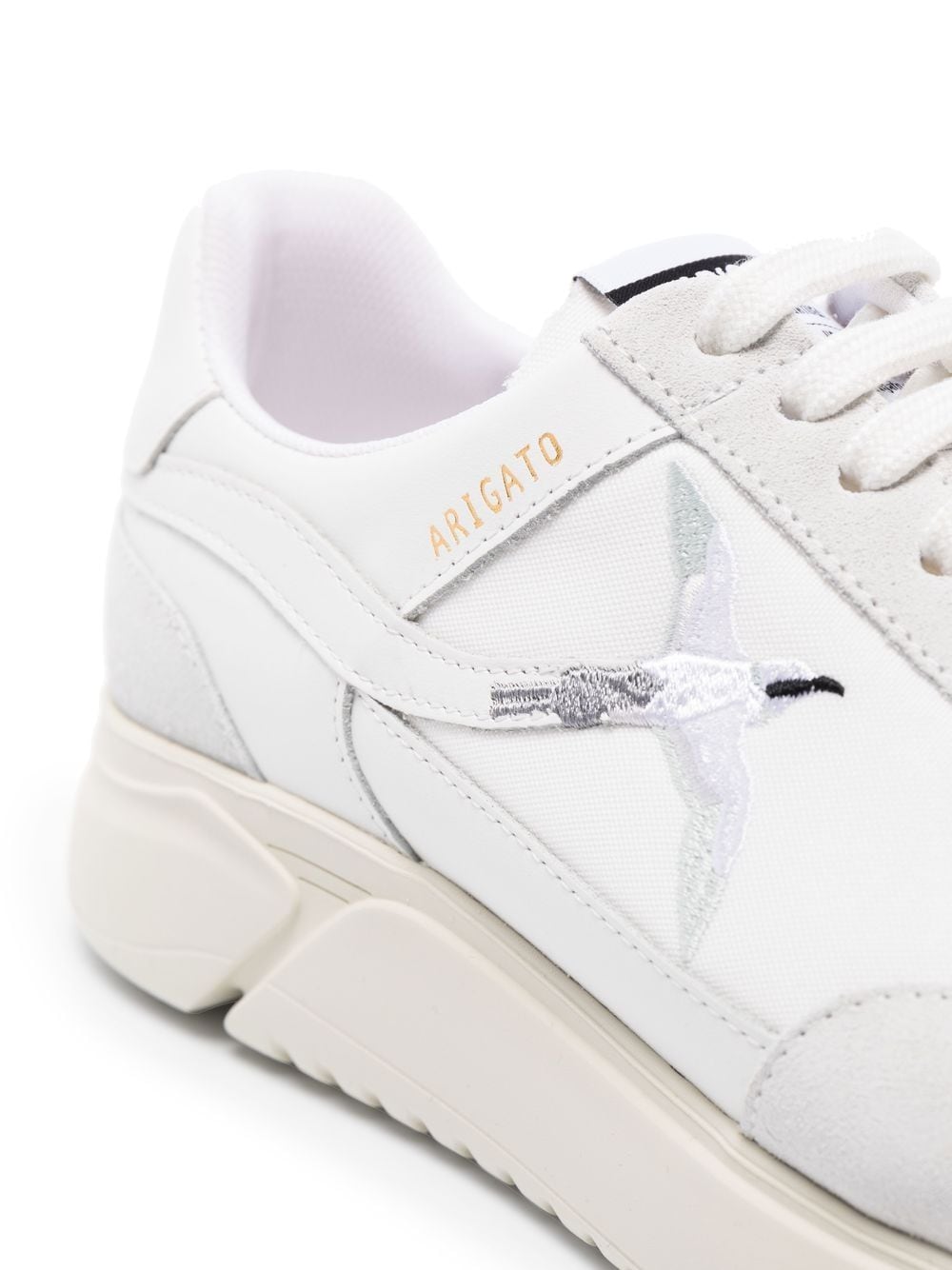 Shop Axel Arigato Genesis Stripe Bee Bird Sneakers In White