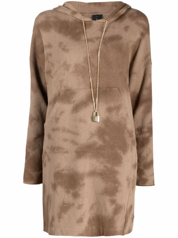 tie dye hoodie dress