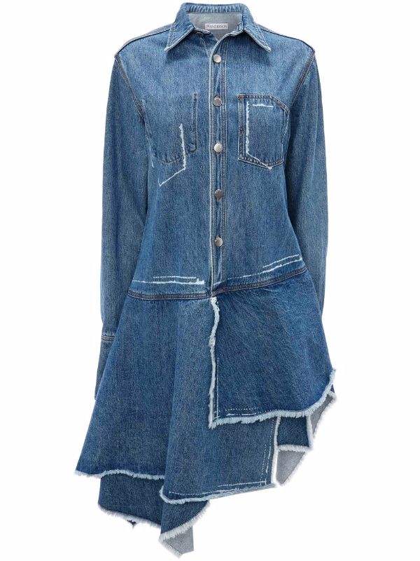 Asymmetrical Jean Dress