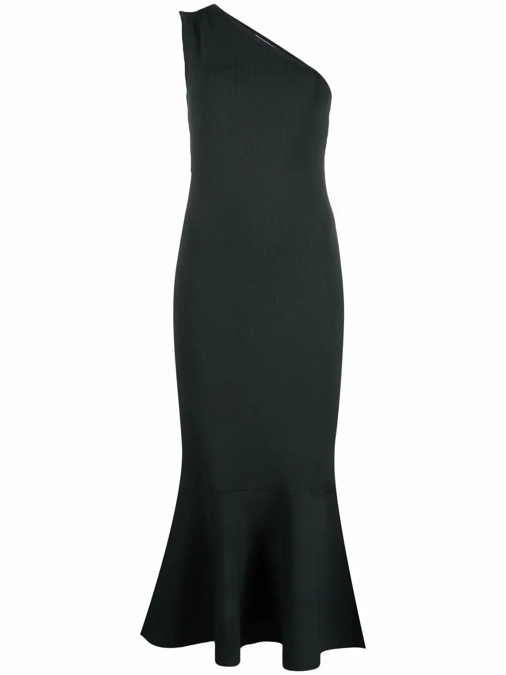 

JW Anderson vestido midi acampanado - Negro
