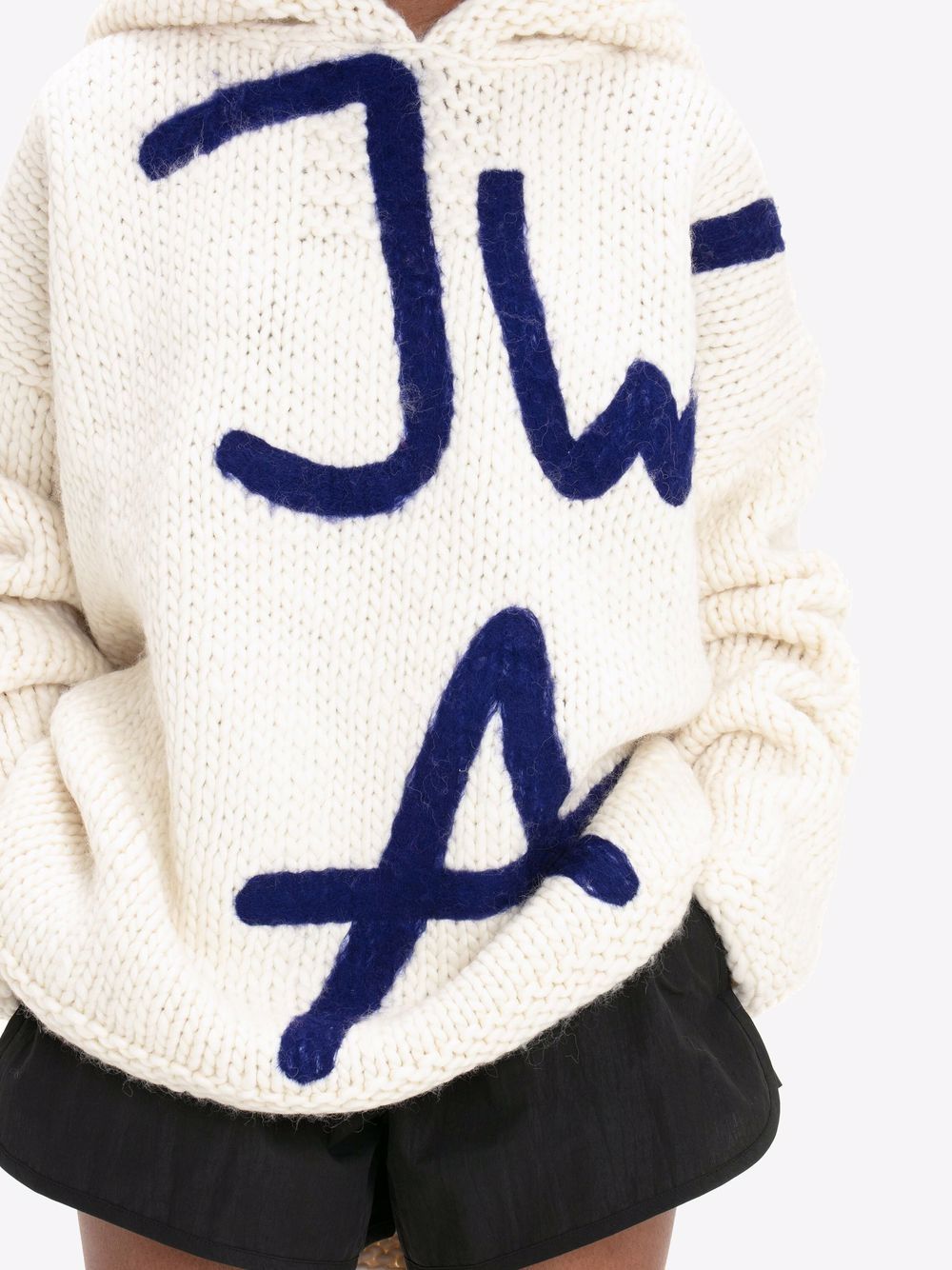 фото Jw anderson худи с вышитым логотипом