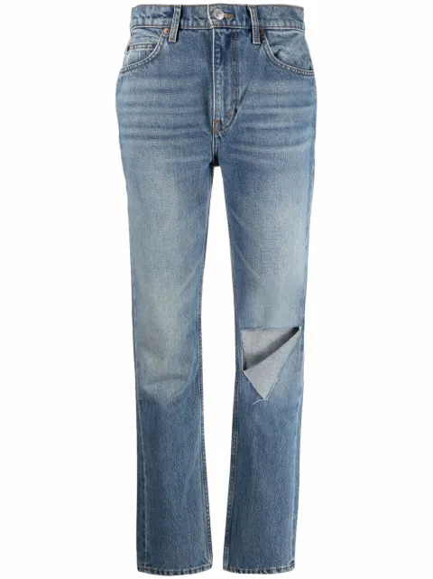 RE/DONE distressed detail jeans