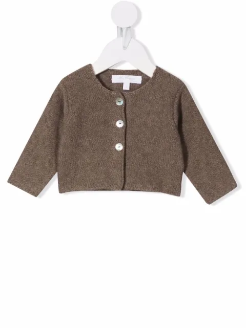 Mariella Ferrari crew-neck cardigan