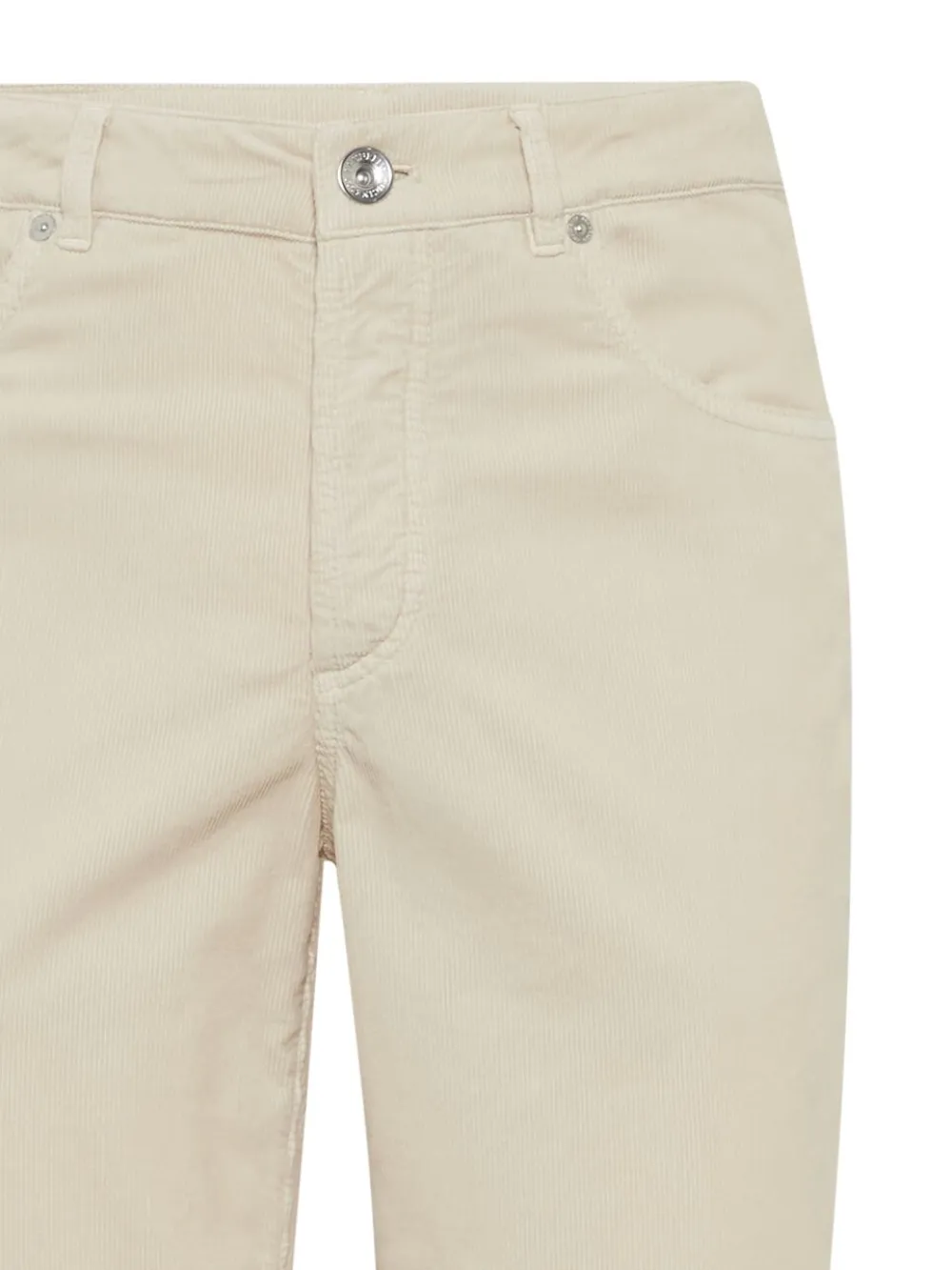 Brunello Cucinelli Ribfluwelen broek Beige