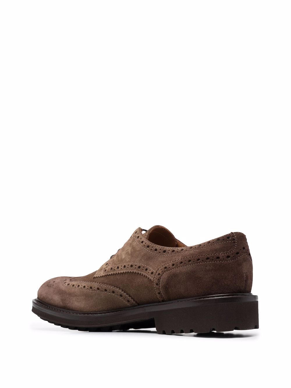 фото Doucal's suede lace-up brogues