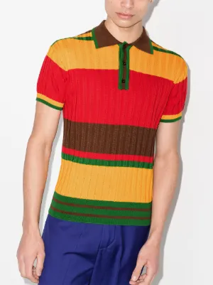 striped collared shirts