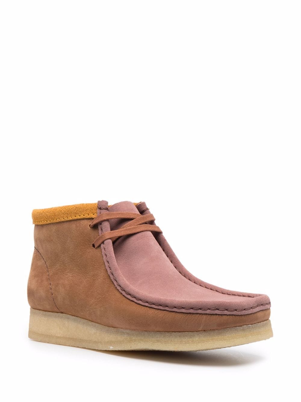 фото Clarks originals ботинки wallabee в стиле колор-блок