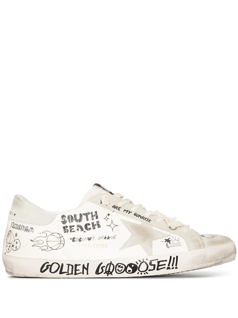 

Golden Goose tenis bajos Super-Star - Blanco