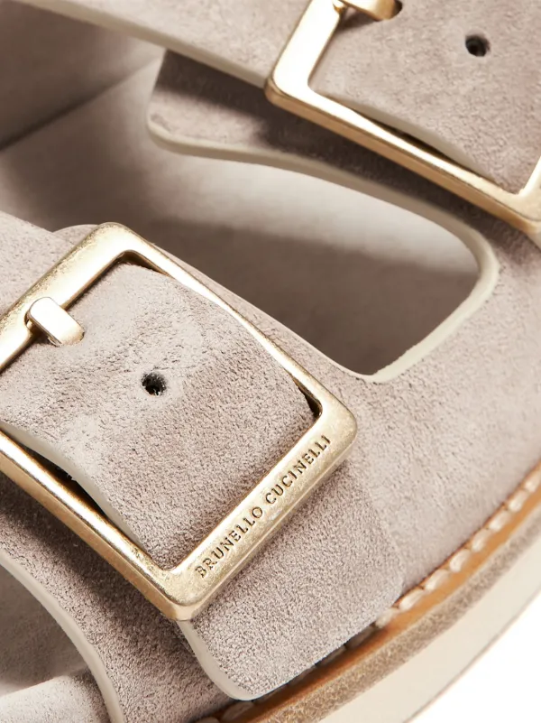 Brunello Cucinelli スエード バックル サンダル 通販 - FARFETCH