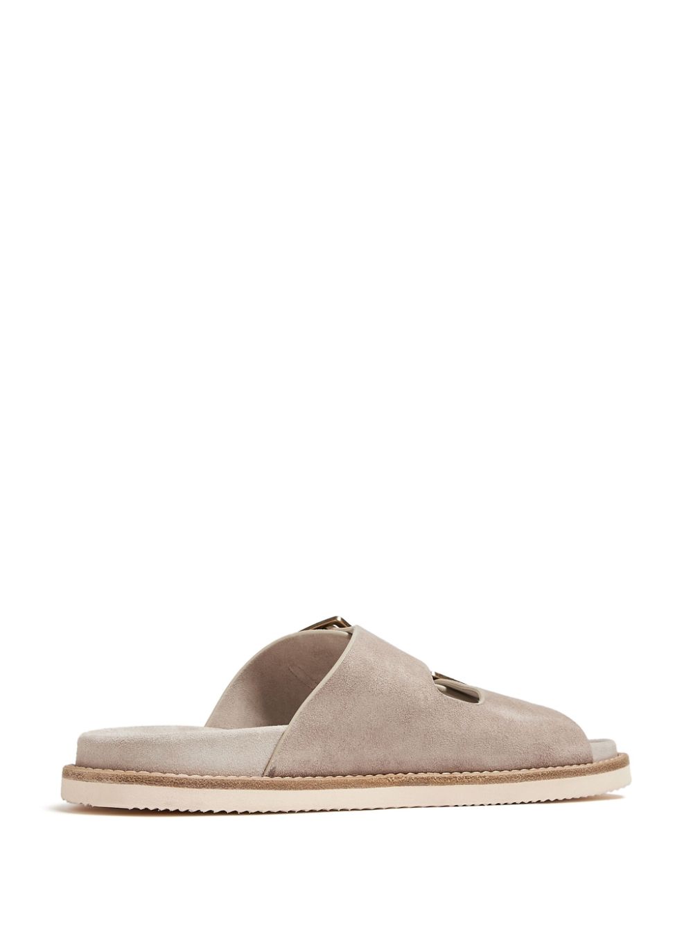 Brunello Cucinelli buckled suede sandals Men